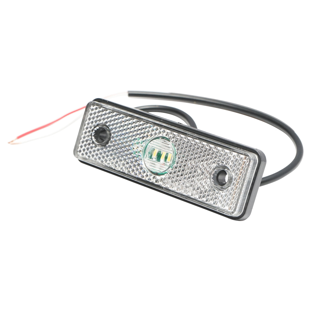 White side marker lamp with LED 24V