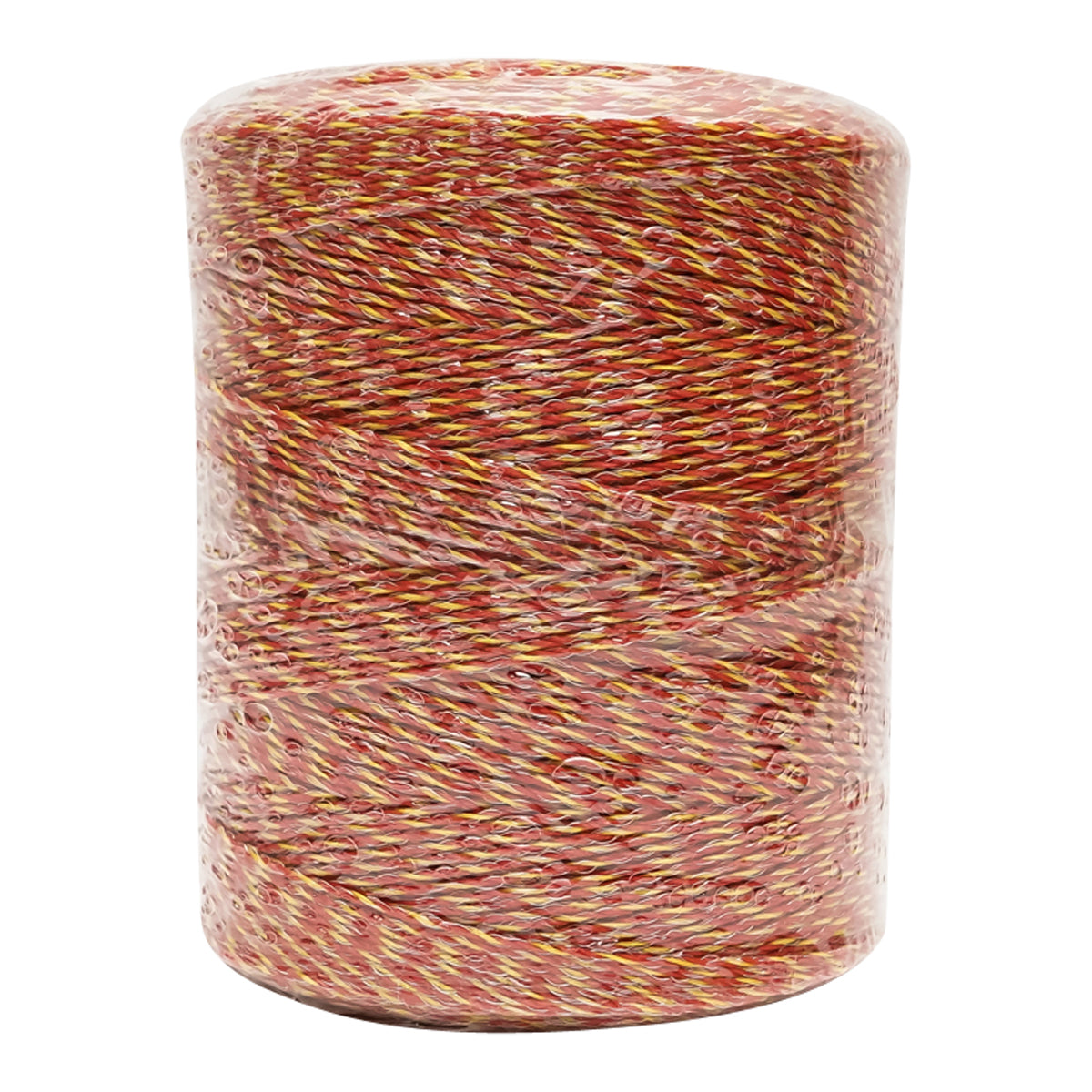 Roll of yellow-red wire 2mm. 6x0.15mm 8 Ohm/m SS, 1000m electric fence Breckner Germany