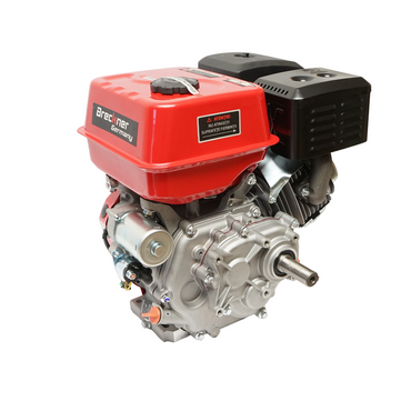9HP gasoline engine, 4 stroke, 25mm cotter pin shaft, key/rope start, Breckner Germany gearbox