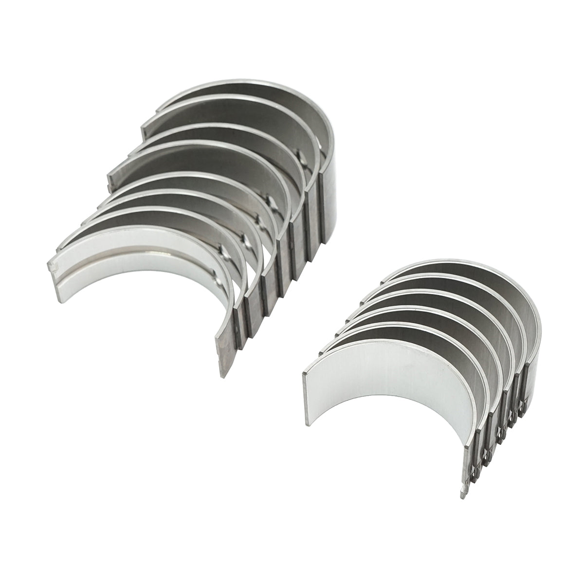 Set of connecting rod bearings and standard crankshaft for Massey Ferguson, Landini, JCB Perkins engine OEM code 02139001, 158703, U5MB0013, U5MB0036, 732630M91, 745371M91, 746156M91