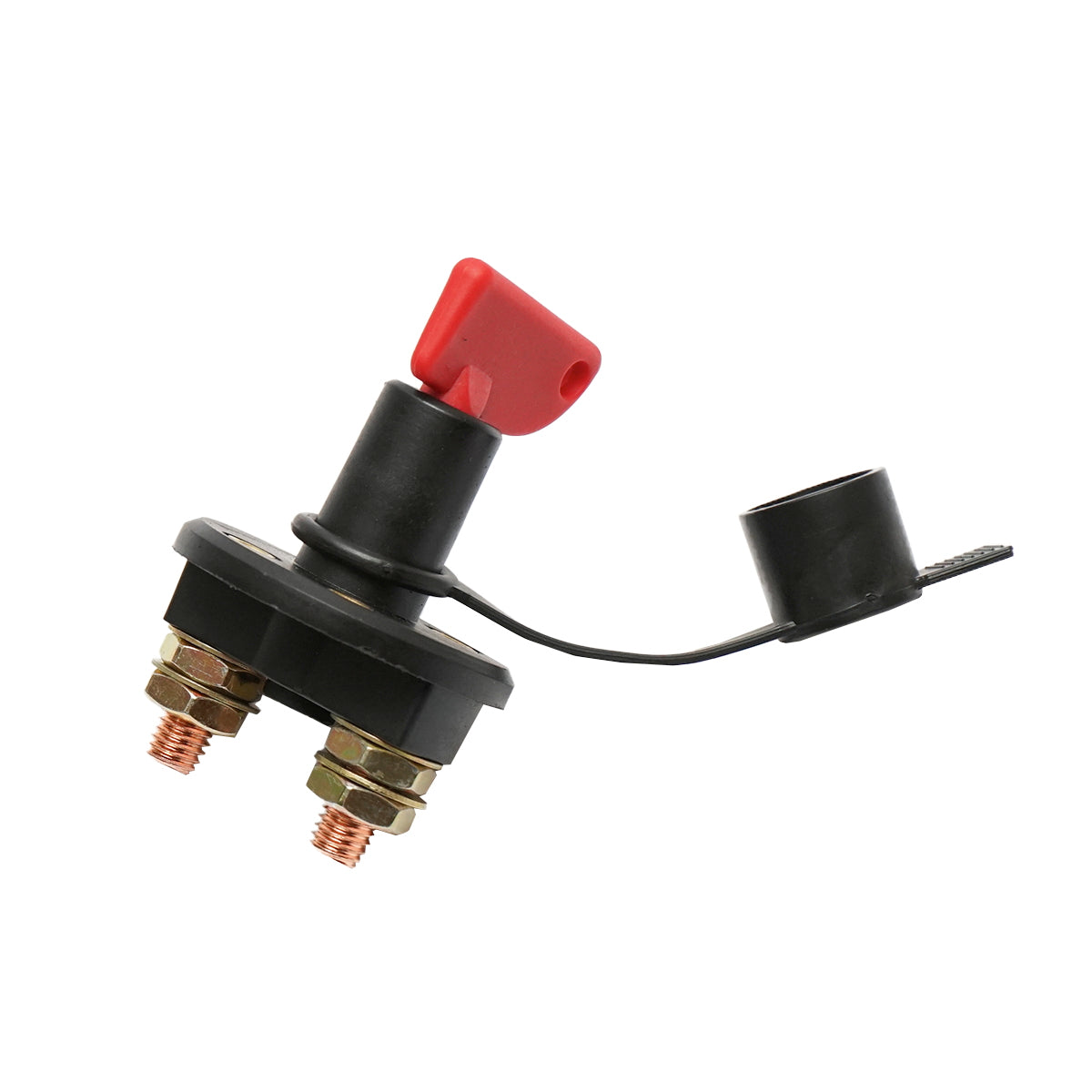 General universal fi60 12/24V contact connector made of copper M10 and plastic key with protection Breckner Germany
