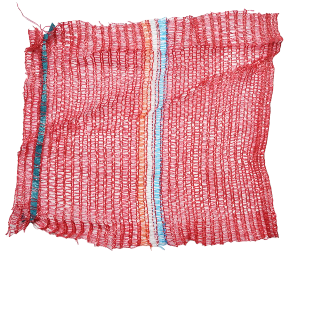 Raschel type mesh bag 270x350mm for vegetables 5Kg red