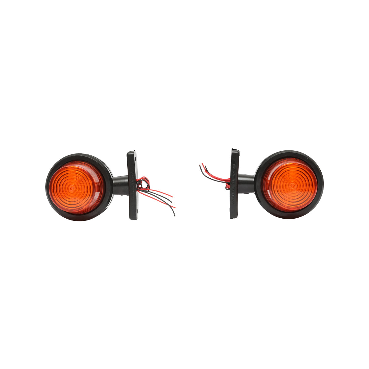 Red-yellow LED position lamp 60mm 12-24V Breckner Germany