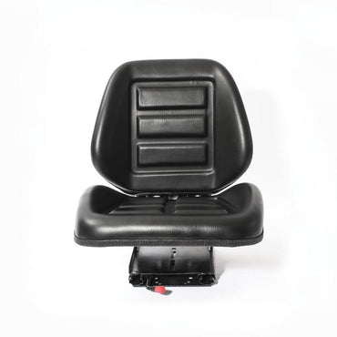 Universal black seat with adjustment for tractor UTB U-650, U-445, Fiat, Case