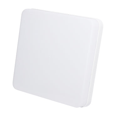 LED ceiling light 24W, 220V, IP20, 180 mm, square light body interior/exterior moisture-resistant Breckner Germany