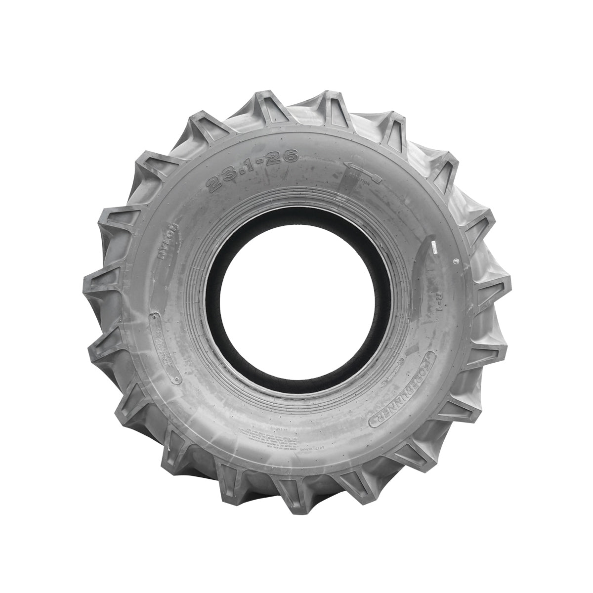 Agricultural tire 23.1/26 studded 16PR tubeless