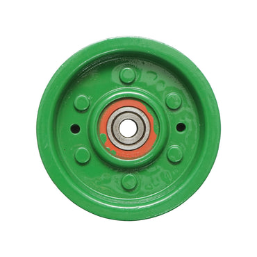 Tensioner pulley for John Deere combine OEM code AH140497