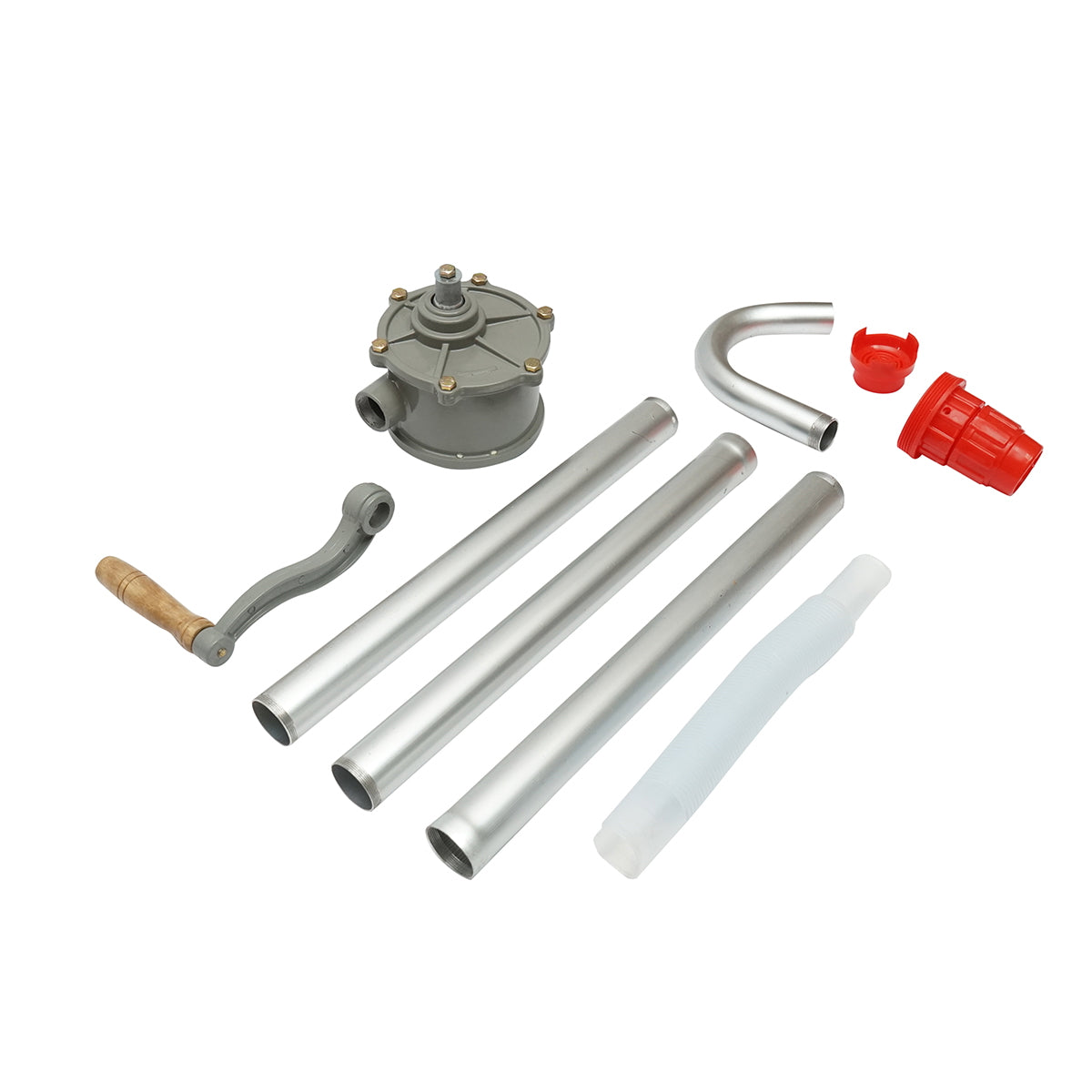 Rotary manual pump for extracting fuel or oil from a drum Breckner Germany