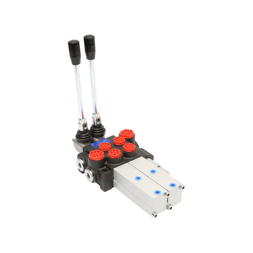 Hydraulic distributor P40 pneumatic with 2 ways Breckner Germany