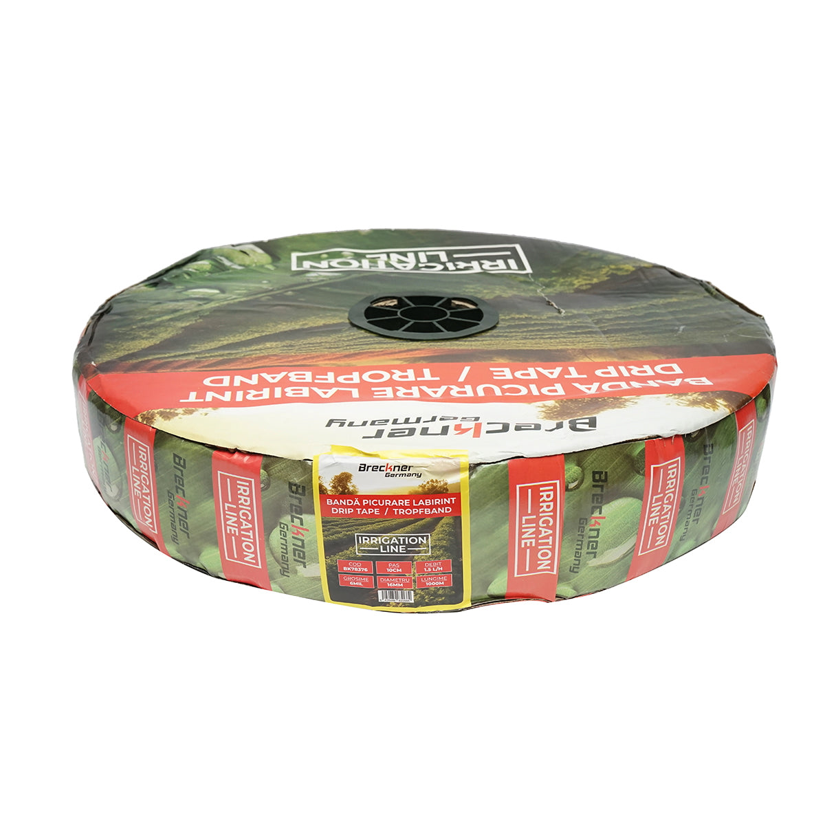 Drip irrigation tape, roll 1000M 1.5L/H, D16mm. step 10cm Breckner Germany