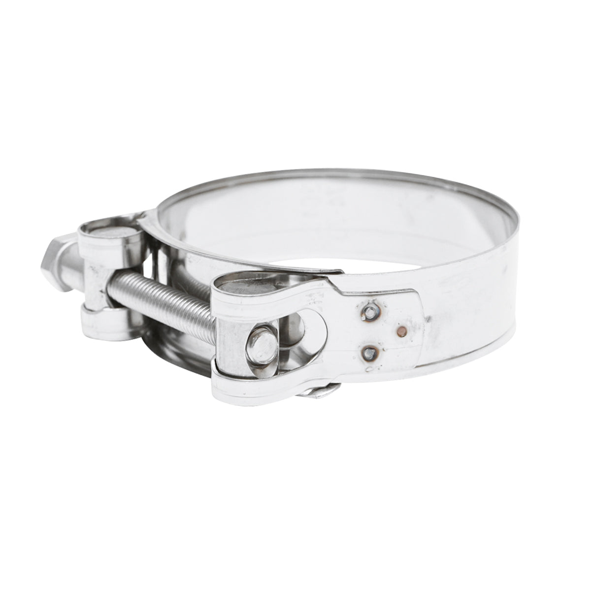 Power collar, stainless steel clamp with screw 304SS for hoses 74-79mm Breckner Germany