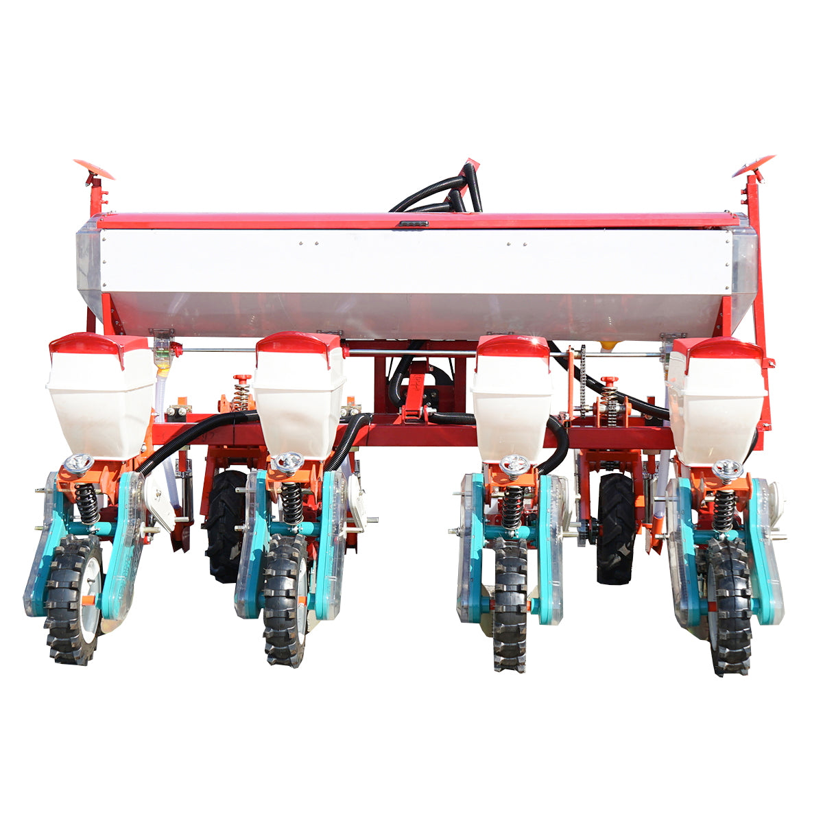 4 sector corn planter with Konig Tractors exhaust