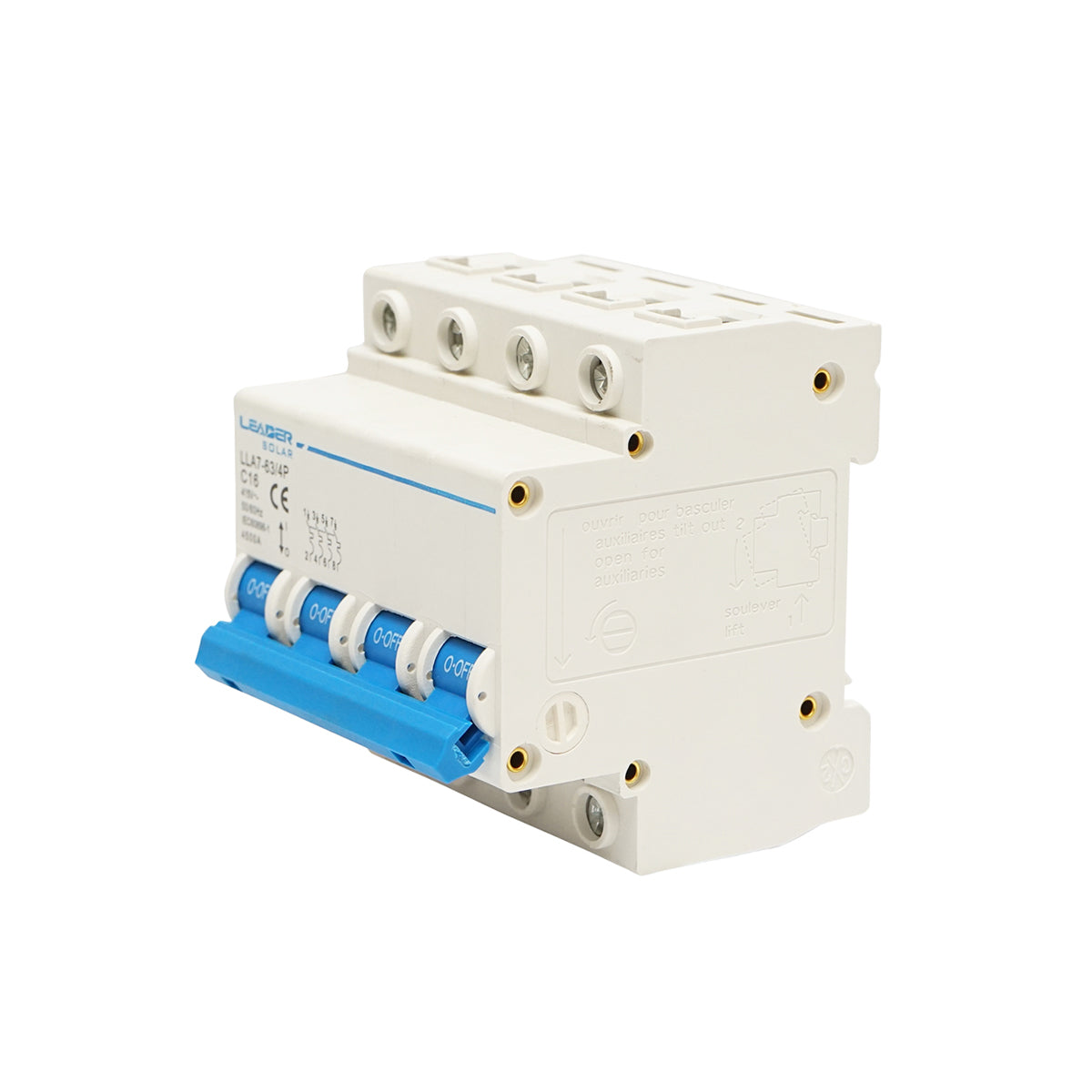 Automatic circuit breaker type 4P-16A-415VAC Leader