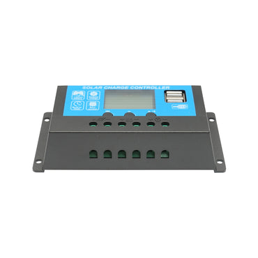 Voltage regulator for solar panel 12/24V, 20A, 2X USB port Breckner Germany