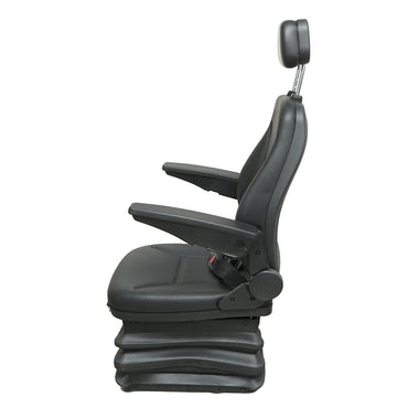 Universal height and weight adjustable seat 40-120kg, armrests and backrest adjustable 50-90° for tractor, agricultural, industrial machinery, forklift