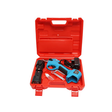 850W electric garden shears with 2 Li-ion 16.8V batteries, diameter 0-28mm