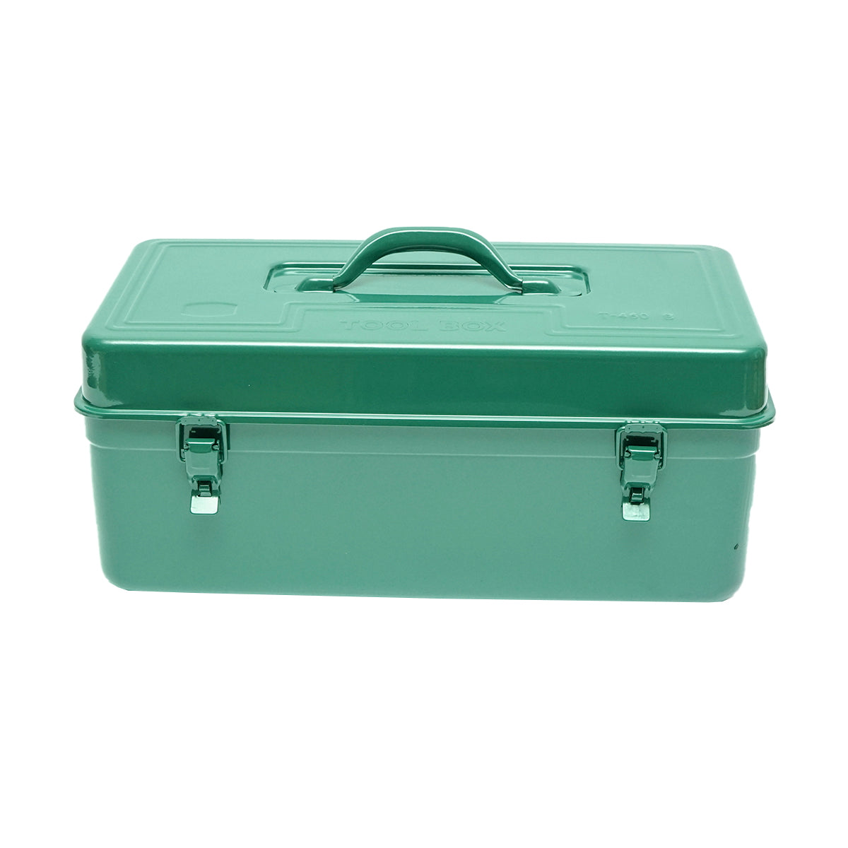 Green metal tool box 470x240x205mm Breckner Germany