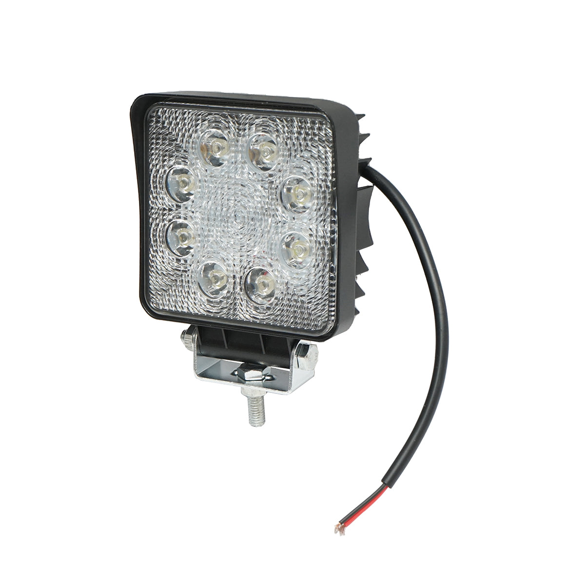 Lamp 8 LEDs 10-60V 24W beam angle 30 degrees spot type 107x107x51mm 6000K IP67 Breckner Germany