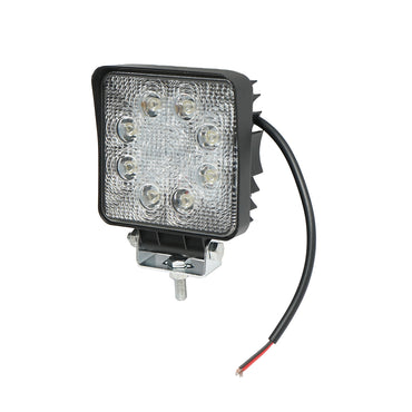 Lamp 8 LEDs 10-60V 24W beam angle 30 degrees spot type 107x107x51mm 6000K IP67 Breckner Germany