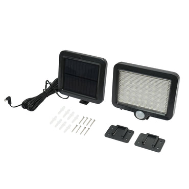 LED solar lamp 250lm with 1W 6V solar panel, 1500mAh battery and motion sensor IP44 Breckner Germany