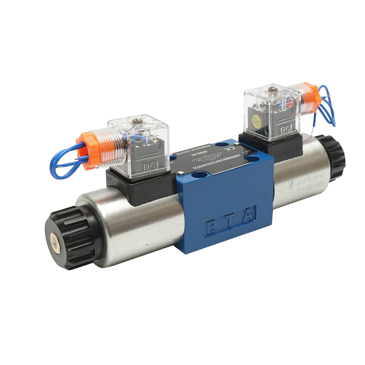 Directional solenoid valve 24VDC 25W for 6 ways flow control hydraulic installations HDQX126J 4WE6J61B CG12N9Z4