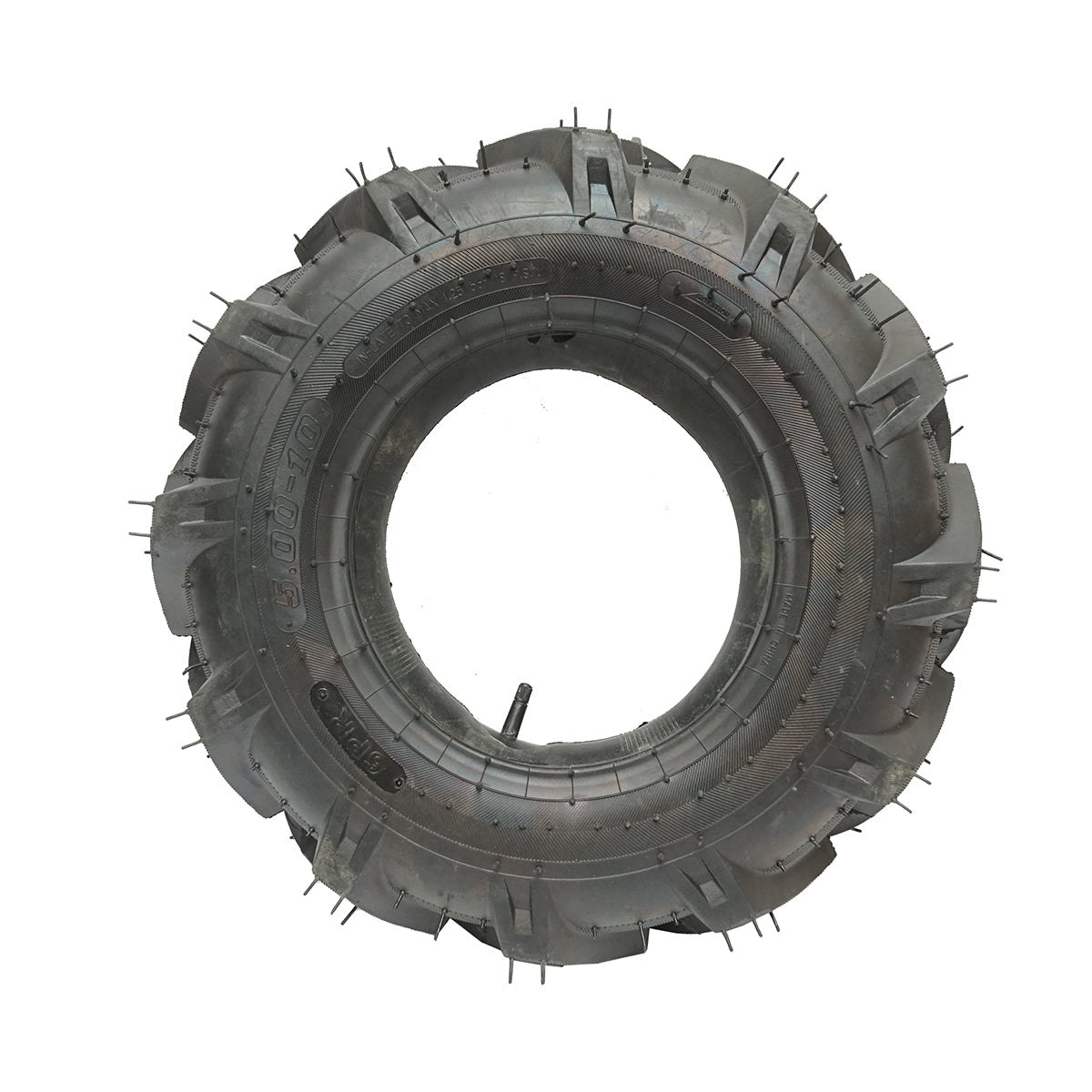 Agricultural tire 500/10 R1 studded with inner tube 6PR