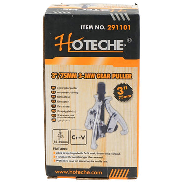 Bearing extractor with 3 arms 3/75mm Hoteche