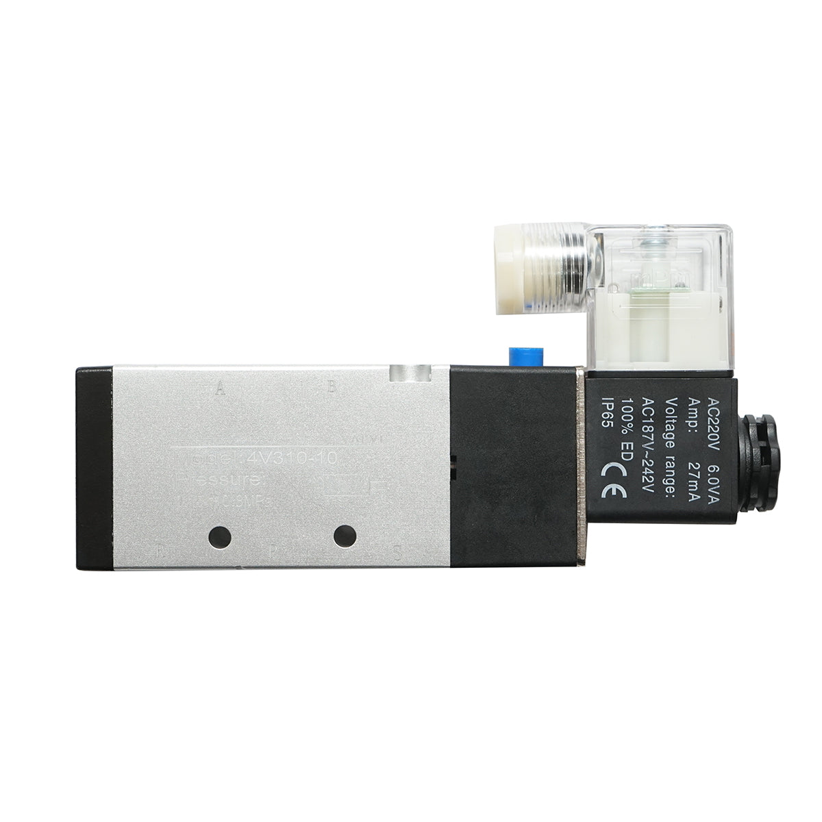 Pneumatic solenoid valve 2 circuits 3/8, DC24V, AC220V IP65 Forestry Tractor