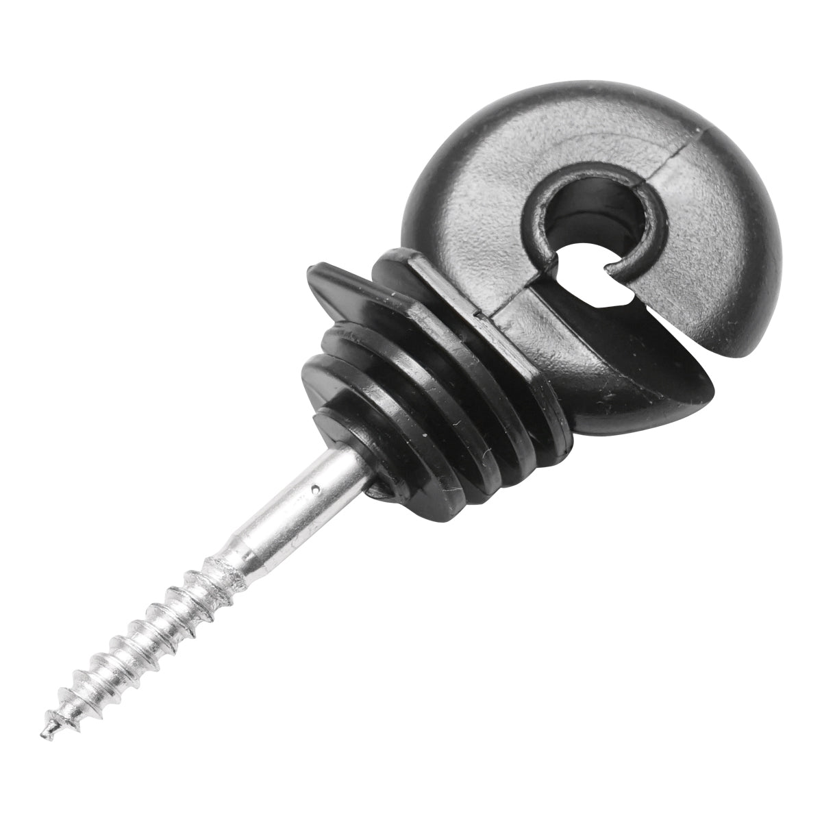 Compact black isolator fi 5.4mm 87x37mm electric fence Mezofarm