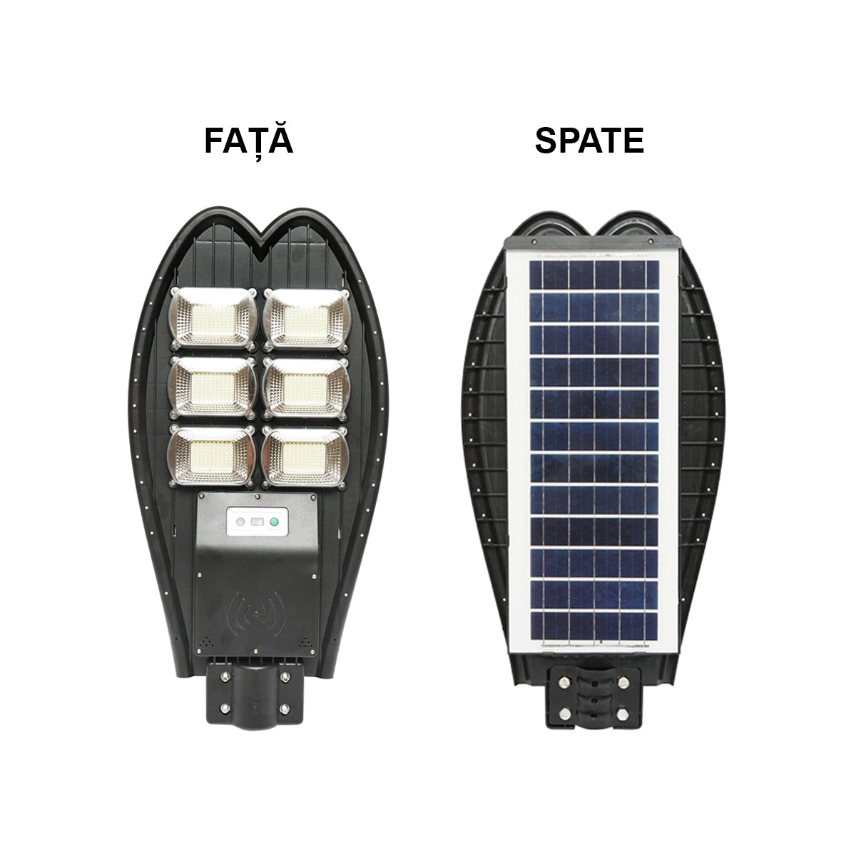 LED solar lamp 300W with 15W solar panel, LifePo4 battery 3.2V/18Ah, 6000-8000K, motion sensor, remote control IP65 Breckner Germany