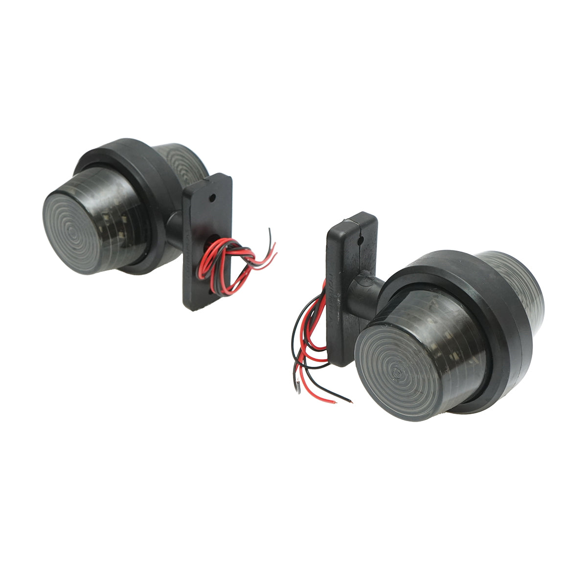 Smoky LED side marker lamps 12/24V, red-white FR0117 Breckner Germany