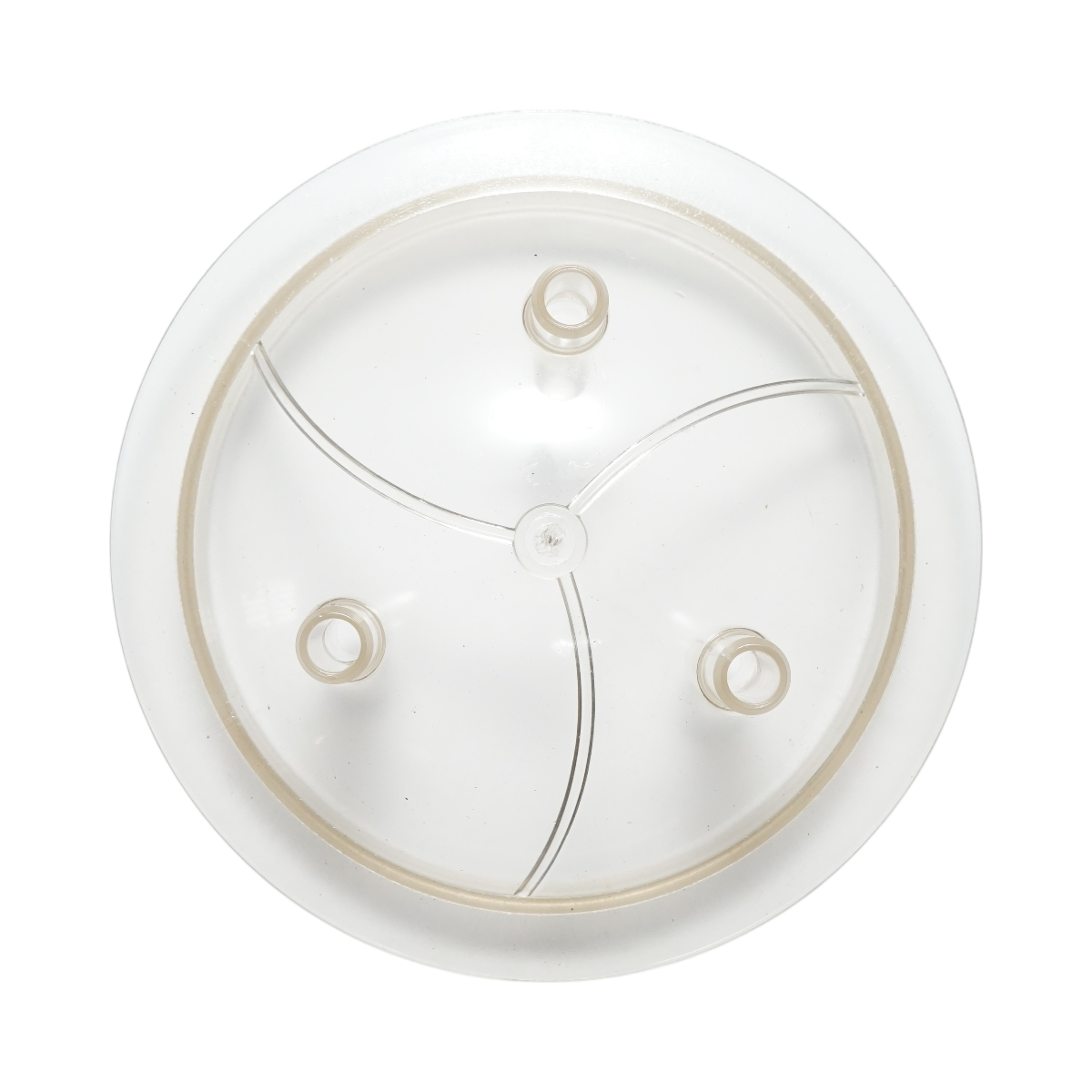 Transparent lid for 40L bottle with 3 outlets for cow milking machine Breckner Germany