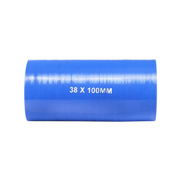 Cooling hose straight int. 38x100mm silicone with textile insert Breckner Germany