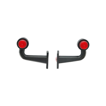 SET Side marker lamp LED NEON red-white 12V-24V Breckner Germany