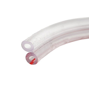 Transparent double vacuum wrapping hose 2.5m for Breckner Germany milking machine