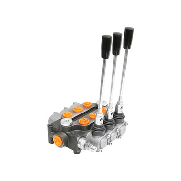 Hydraulic distributor 3 levers 200-220 bar 40L/min Breckner Germany