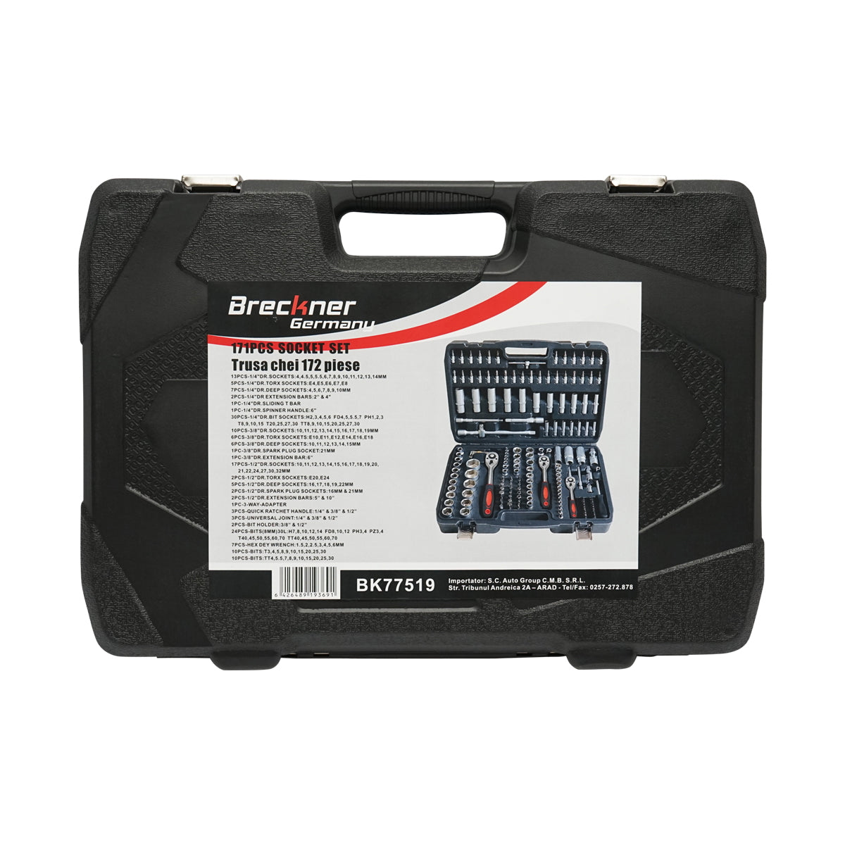 172-piece combined wrench set Breckner Germany