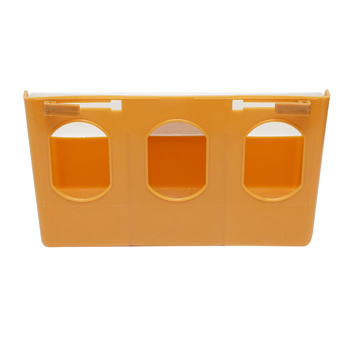 Foldable plastic pigeon feeder, 3 compartments 25x9x14cm