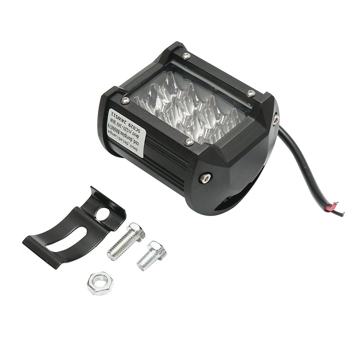 LED bar lamp 12-24V, 36W, 95x80x68mm Breckner Germany