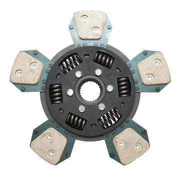 Clutch disc Massey Ferguson 215mm OEM code 3435019M1, 3435019M2, 3435019M3, 3709302M91, 3709446M91, 4264079M91, 6252995M91