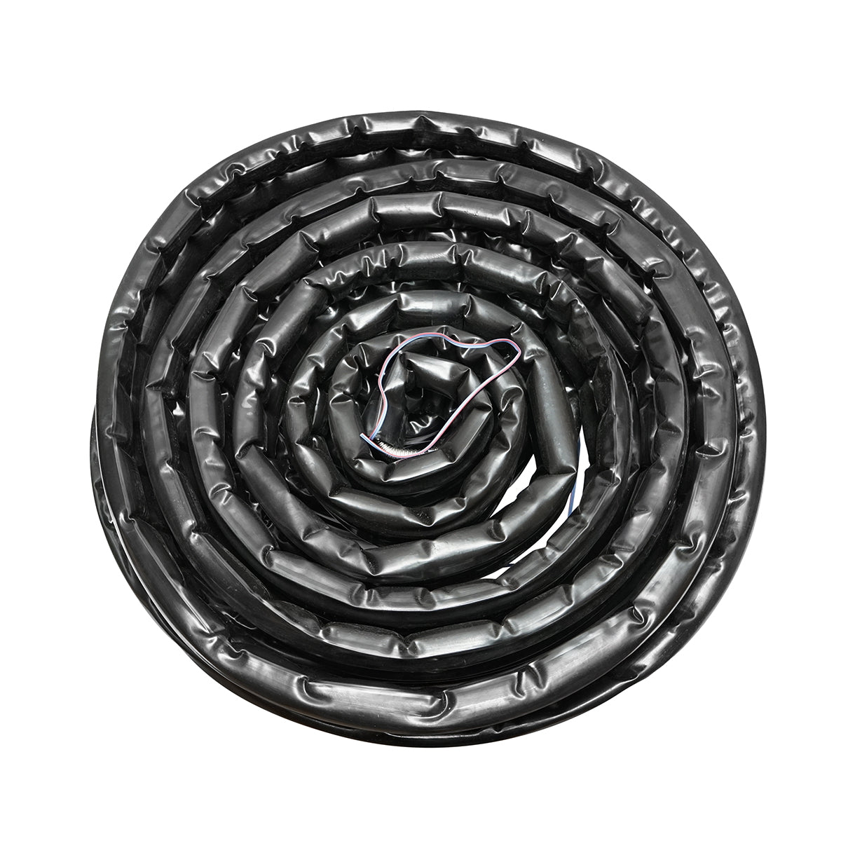 20m double stainless steel pipe DN16-3/4 corrugated, flexible, insulated with cable for temperature sensor for residential solar installations.