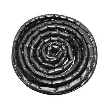 20m double stainless steel pipe DN16-3/4 corrugated, flexible, insulated with cable for temperature sensor for residential solar installations.