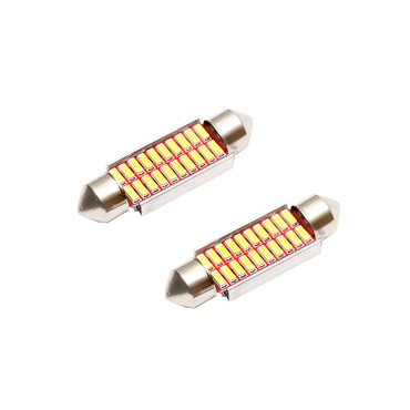 Set of 2 LED SMD SOFIT bulbs 39mm 12V 0.155A cold light Breckner Germany