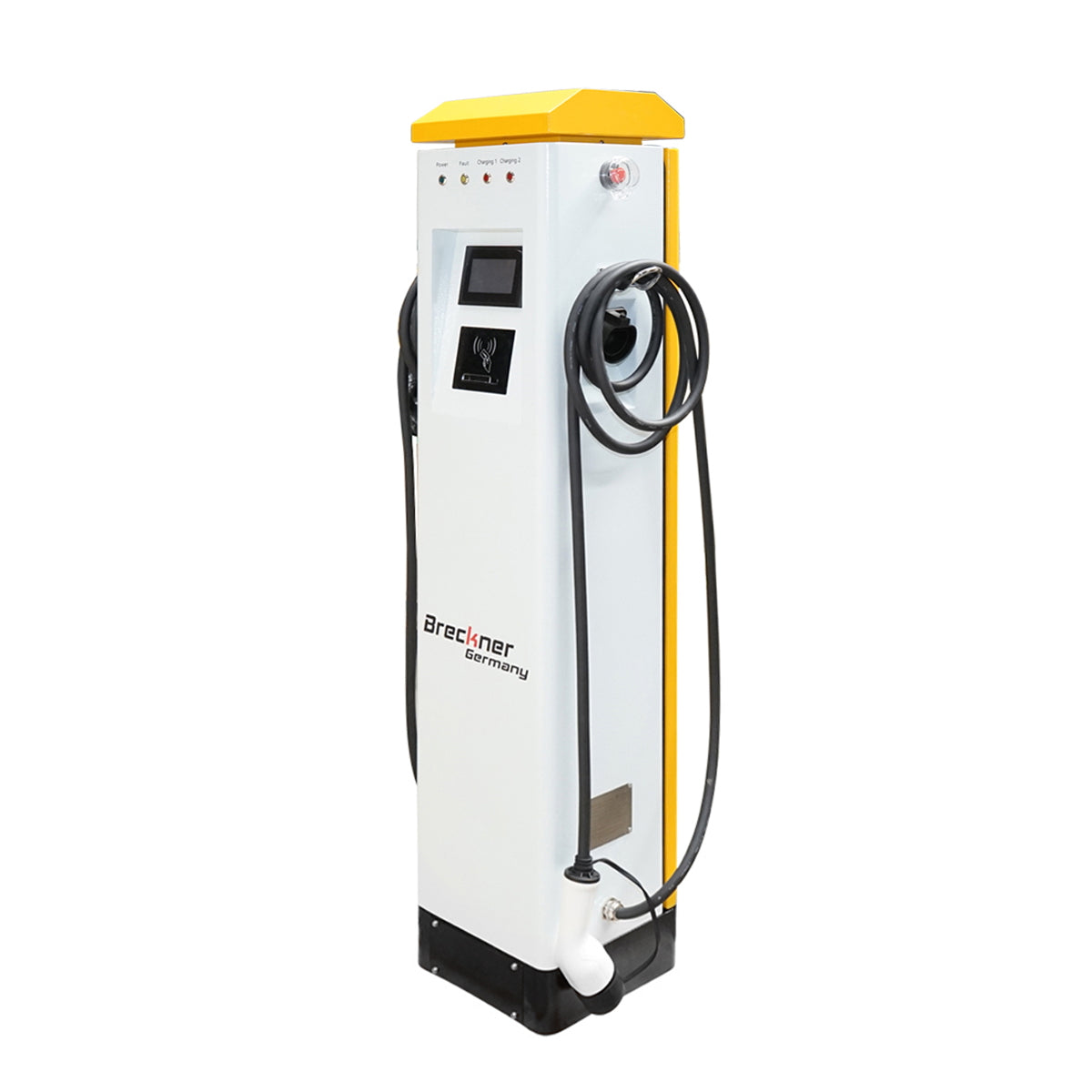 380V charging station, Type 2, 5M, AC 43 KW (2x22KW) with 2 charging connectors