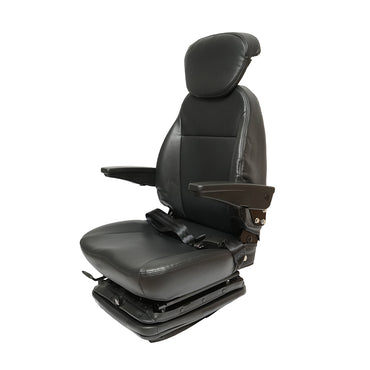 Universal adjustable seat for tractor with seat belt, armrests and suspension 800x610mm