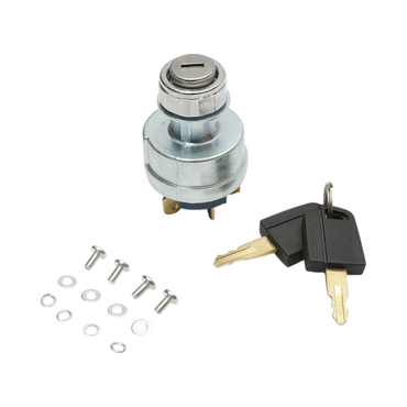 Ignition switch with 4 pin keys for Case IH, New Holland OEM code 87523122, 47126499, 47124203, 47126499, 14.183.000.11, 1021397, 1021398, 950-156