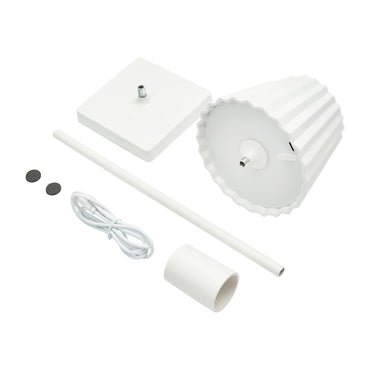 LED table lamp 3W rechargeable, 3.7V 1800mAh, USB 5V 1A, white Breckner Germany