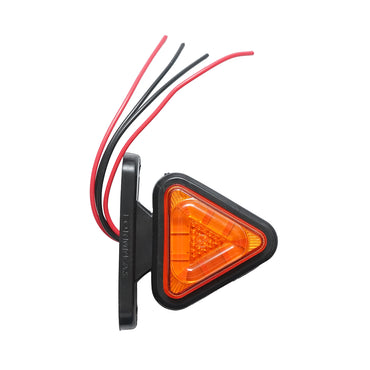 Triangular LED side marker lamp 12-24V, yellow-red FR0101 Breckner Germany