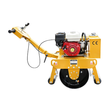 200kg compactor cylinder with 450mm drums and HONDA GX160 5.5HP gasoline engine, manual start
