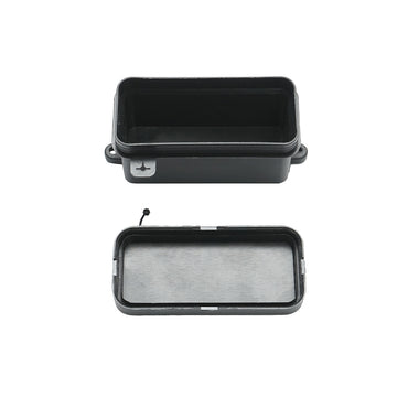 Terminal box for 2-wire cables, black Leader